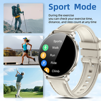 HT39 Nuevo Reloj Inteligente Ultrafino de 1.32 Pulgadas para Hombre con Linterna, GPS, Llamadas Bluetooth, NFC, Monitor de Ritmo Cardíaco, Deportivo, para Mujer