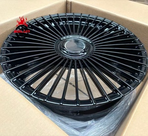 Rines Personalizados de 16 17 18 29 20 21 22 23 24 Pulgadas 21*9.0 21*10 Negro Brillante 5*112 para Autos de <span class=keywords><strong>Pasajeros</strong></span>, Ruedas Forjadas para Benz Clase S - Product Image 3