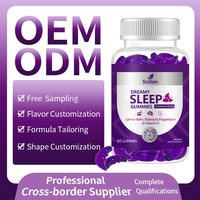 Solilan Gommeux Sommeil de Haute Qualité, Marque Blanche OEM, Naturel, Végétalien, Sans Sucre, 5mg Mélatonine Magnésium Vitamine D