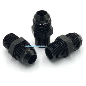 Svasatura maschio in alluminio dritto AN10 -10AN a <span class=keywords><strong>3</strong></span>/8 ", 1/<span class=keywords><strong>2</strong></span>", <span class=keywords><strong>3</strong></span>/4 "NPT adattatore maschio raccordo per tubo del carburante - Product Image 4