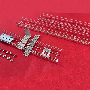 Stainless Steel Wire Mesh Cable Tray Manufacturer Supporting System Supplier Welded Wire Mesh
