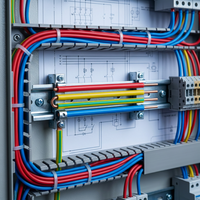 Cable Eléctrico de Cobre de un Solo Núcleo BV 1.5mm 2.5mm 4mm 6mm con Aislamiento de PVC para Instalaciones y Proyectos de Cableado Doméstico