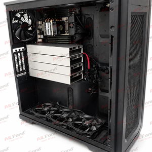 Station de travail informatique IA 4 cartes RTX 170HX, serveur multi-GPU pour l'entraînement IA et l'inévaluation des modèles LLM - Product Image 4