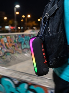 Altavoz Portátil AEMAI B32 BT5.0 de 30W, 2.1 Canales, Luces LED RGB, Controladores Duales, Batería de 12H, Resistente al Agua IPX7, Acabado Negro Plástico - Product Image 6