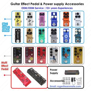 Großhandel Hand-Built 2-in-1 Delay Echo Gitarren effekt Pedal Delay E-und Bass Distortion Overdrive Chorus Fuzz Treble Box - Product Image 6