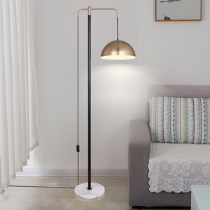 Postmodern <b>Gold</b> Metal Floor Lamp with E27 Base Creative Iron Chrome Body for Living Room Study Hotel Bedroom Side for <b>Sofa</b> - Product Image 1