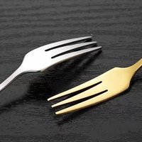 Ensemble de couverts au design plume, 5 pièces, cuillère à dessert, fourchette, or, argent, or rose, noir irisé, pour la maison, la cuisine, la table, un ensemble de cadeaux de mariage