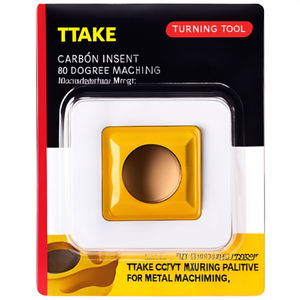 Inserto de Torneado TTAKE CCMT MX de 80 Grados Positivo para Mecanizado de Metales - Product Image 1