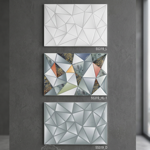 Carreaux muraux en céramique à motif de branche d'arbre vert naturel 300x450mm, en porcelaine numérique brillante, pour hall, imperméables et résistants à l'usure - Product Image 6
