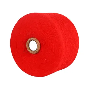 Fabricantes textiles de China hilo mezclado teñido hilo de algodón reciclado, el mejor precio para tejer costura