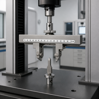 Accesorio de Ensayo de Flexión de 3 Puntos con Rango Ajustable para Pruebas de Resistencia a la Flexión del Concreto - Accesorios para Máquina de Ensayo Universal ASTM C78