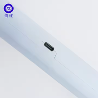 Raquette anti-moustiques rechargeable USB 1200 mAh avec batterie Li et lampe LED haute tension, pièges à état solide pour intérieur