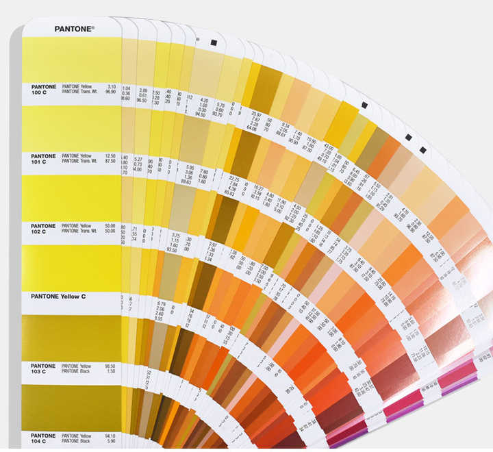 PANTONE Color Card GP1601A - Solid Coated & Uncoated Guide for