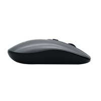 Mouse nirkabel 4D 1600DPI 2.4G 1600DPI, Mouse Game ergonomis ringan tahan air untuk komputer dan kantor
