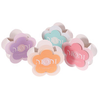 Boîte-cadeau en papier rose en forme de fleur pour compositions florales boîte d'emballage de fleurs avec logo personnalisé amour maman