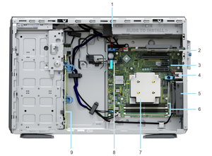 Serveur Tour PowerEdge T350, Disque Dur 1 To, Mémoire 8 Go, Processeur Xeon E-2324G, Garantie 3 Ans, Unité Monoprocesseur H330 - Product Image 2