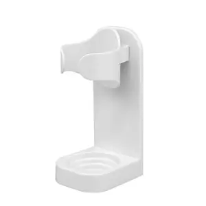 Estante de soporte sin huellas creativo, organizador eléctrico montado en la pared, soporte adhesivo para cepillo de dientes, accesorios de baño