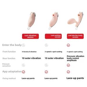 Mini laberinto usable 10 velocidades USB App Control remoto vibrador fuerte vibración Kegel bola masajeador características de succión no invasivas - Product Image 2