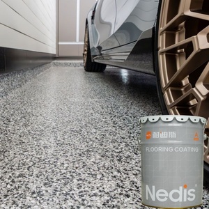 <span class=keywords><strong>Peinture</strong></span> époxy pour sols en sable blanc, sans COV, écologique, facile d'entretien, personnalisable, pour garage, parking, centre commercial - Product Image 1