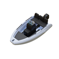 Bateau à rames 5 places en HDPE certifié CE de 3,6 m pour une navigation rapide sur les lacs, les mers et les stations balnéaires