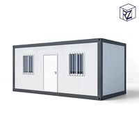Casa Contenedor Desmontable Directa de Fábrica con Electricidad para Alojamiento Temporal, Vivienda Modular para Reconstrucción
