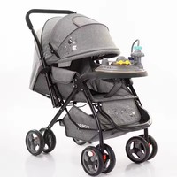 Échantillon Gratuit Poussette Bébé 3-en-1 Haut de Gamme avec Châssis en Alliage d'Aluminium Capacité de Charge 20KG Conception Pliable pour 0-3 Ans