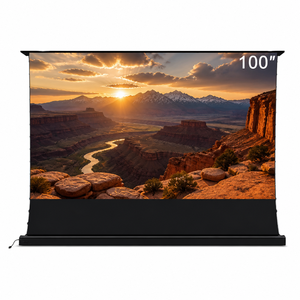 Pantalla de Proyección Motorizada Shenmu ALR 16:9, Apta para Mascotas, Cristal Negro HD para Proyectores de Largo Alcance, Portátil para el Hogar - Product Image 1