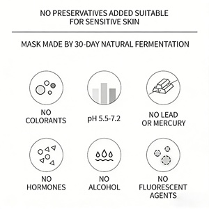 <span class=keywords><strong>Masque</strong></span> facial réparateur de la barrière cutanée de qualité médicale, compresse froide, hémostase rapide, anti-rougeurs, apaisant et calmant pour le visage - Product Image 4