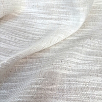 Tissu de rideau voilé tissé en slub teint, poids lourd 220 g/m², filtrant la lumière, prêt pour la maison moderne