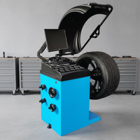 Balanceador de Ruedas Automático Computarizado de Alta Capacidad al Mejor Precio, Equipo Automotriz Económico para Alineación de Ruedas