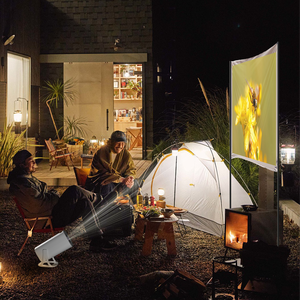 YDH-S40 2025 Mới H713 600 <span class=keywords><strong>Lumens</strong></span> <span class=keywords><strong>100</strong></span> Inch Android 14 Bt5.0 Kép Wifi Tự Động Tập Trung Home LCD Xách Tay 4K Chiếu - Product Image 5