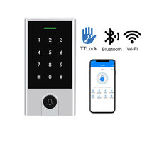 Clavier de contrôle d'accès intelligent WiFi Secukey TTLock, lecteur de carte RFID, étanche IP66, contrôleur de serrure de porte électronique Bluetooth