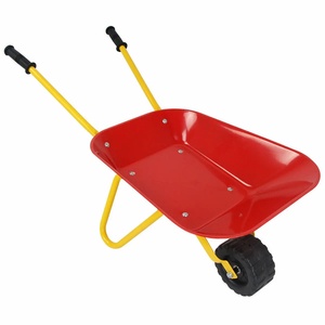 Roue pneumatique en plastique métal Jouet de jardinage Cadeau pour enfants <span class=keywords><strong>Brouette</strong></span> de jardin Outils de <span class=keywords><strong>brouette</strong></span> Dolly - Product Image 2