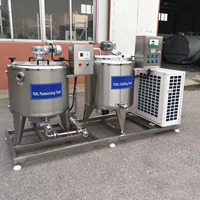 Offre Spéciale Commerciale 1000 L DE NOIX DE COCO De Chèvre Yogourt Machine Et 100l petit Lait Pasteurisateur Avec instantanée Refroidisseur