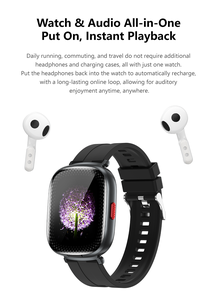 Nuevo <span class=keywords><strong>Reloj</strong></span> <span class=keywords><strong>Inteligente</strong></span> 2 en 1 con Auriculares TWS, Traducción por IA, Control de Música y Deportes, <span class=keywords><strong>Pulsera</strong></span> <span class=keywords><strong>Inteligente</strong></span> de Moda - Product Image 5