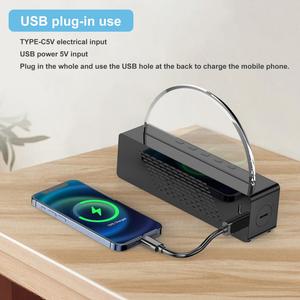 นาฬิกาปลุก LED RGB ไฟกลางคืนสร้างบรรยากาศที่มีสีสันโคมไฟพระอาทิตย์ขึ้นจำลองการปลุกนาฬิกาตั้งโต๊ะที่ชาร์จโทรศัพท์ - Product Image 4