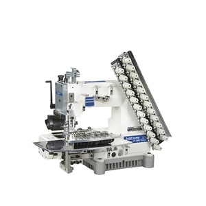 Machine à coudre industrielle à double point de chaînette à grande vitesse DT 008-12032P/VPT à 12 aiguilles pour tissu - Product Image 1