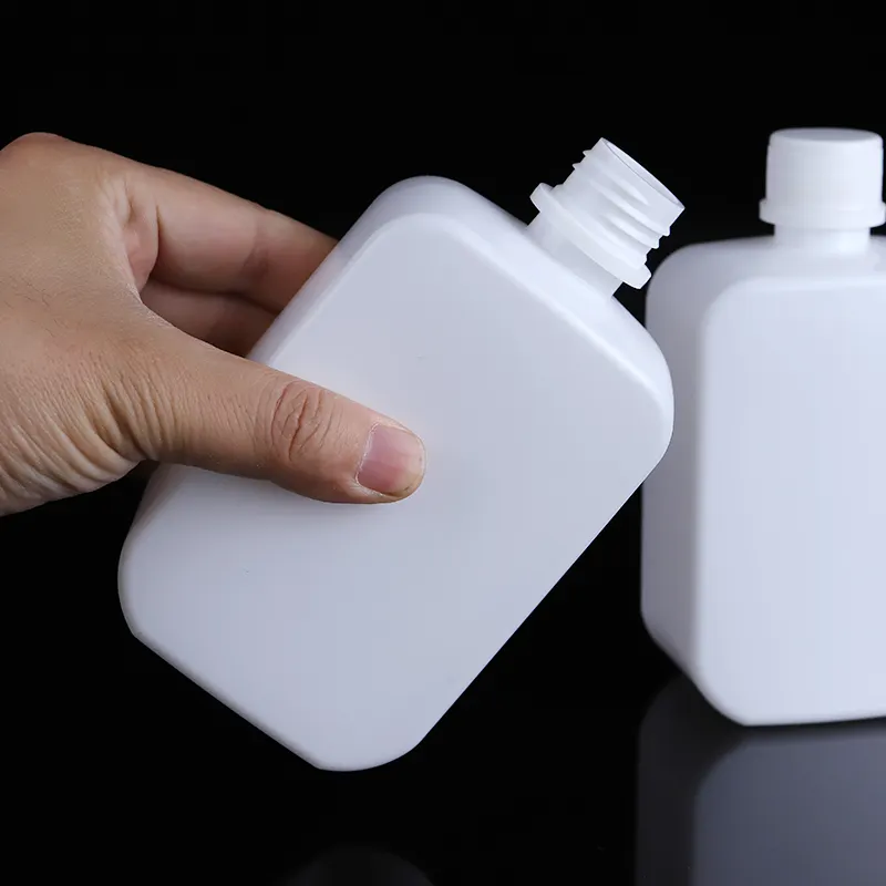 500ml Plastic Shower Gel Jars with Foam Pump Screw Cap Closure for Screen Printing Surface Treatment