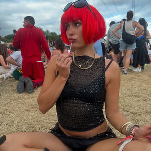 Top sans manches en maille à paillettes noires pour femmes, coupe ajustée, légèrement transparent, sexy, pour soirée, club de nuit, mode - Product Image 4