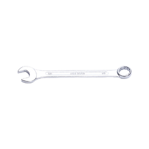 Llave combinada de cromo vanadio de patrón largo para paneles empotrados con acabado mate y cabeza pulida DIN 3113 A, herramienta manual - Product Image 1