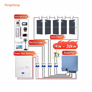 Sunpal Off Grid Hybrid Solar <b>Energy</b> <b>Storage</b> <b>System</b> Kit 5KW 10KW 15 20KW 30KW 10KVA All in One Power for Home SP5-50KW3-HY Monocr - Product Image 3