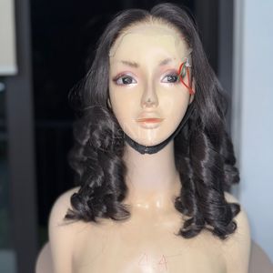 Peluca de Cabello Humano Vietnamita 100% Natural, de Alta Calidad, con Cierre Frontal, Color Negro Claro - Product Image 1