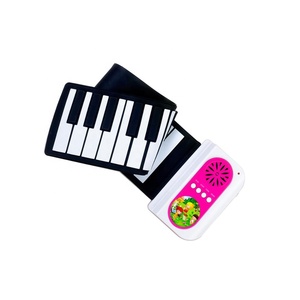 37 Teclas <span class=keywords><strong>Teclado</strong></span> <span class=keywords><strong>enrollable</strong></span> digital electrónico flexible, suave y portátil Piano con carga USB y altavoz - Product Image 2