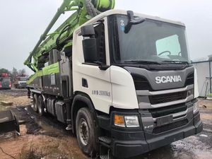 Camión Bomba de Concreto Usado Zoomlion 2020 ZLJ5350THBSE, Motor Diésel, 52m de Altura de Trabajo, 18M/H, 302KW de Potencia, Chasis de Marca Líder - Product Image 3