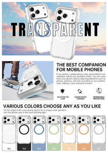 IPhone 17/17Pro/17Air/17 Pro Max 하이 클리어 투명 전화 케이스 충격 방지 백 폰 커버 마그네틱 무선 충전 용 - Product Image 4