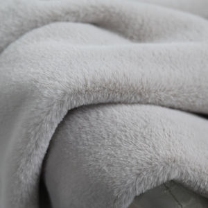 Jeté en <span class=keywords><strong>fausse</strong></span> <span class=keywords><strong>fourrure</strong></span> de lapin <span class=keywords><strong>beige</strong></span> ultra doux, couverture en <span class=keywords><strong>fausse</strong></span> <span class=keywords><strong>fourrure</strong></span> d'animal confortable et moelleuse pour canapé - Product Image 5