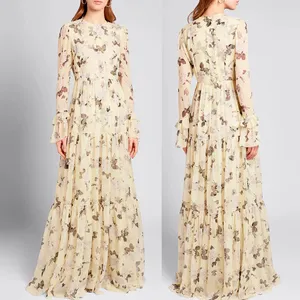 광저우 공장 고품질 도매 유행 캐주얼 여성 우아한 이브닝 드레스 중국에서 도매