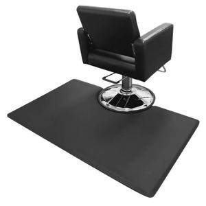 Tapis de chaise rond imperméable anti-fatigue pour salon de coiffure, tapis de sol avec coussin lavable, mobilier pour équipement de salon de coiffure - Product Image 1