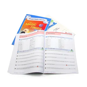 Lembar latihan kualitas tinggi buku latihan cetak warna-warni bahasa Inggris buku latihan sekolah notebook a4 yang dapat disesuaikan untuk sekolah