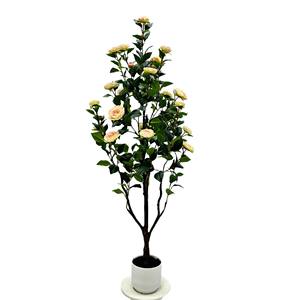 กระถางเทียมสำหรับปลูกชารูปต้นคาเมลเลียของตกแต่งด้วยไบโอนิคแบบตั้งพื้นสำหรับห้องนั่งเล่น - Product Image 3